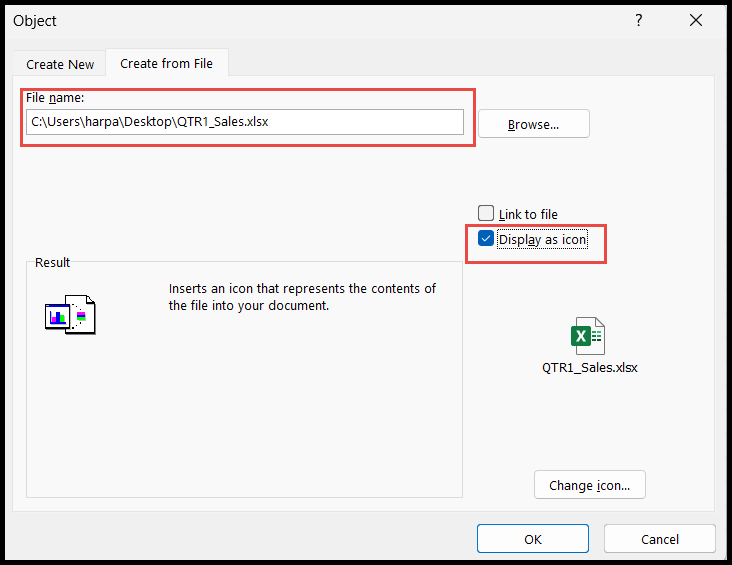Cómo incrustar un archivo en Excel