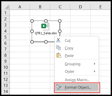 Cómo incrustar un archivo en Excel