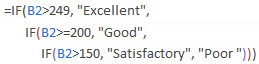 IF anidado en Excel: fórmula con múltiples condiciones