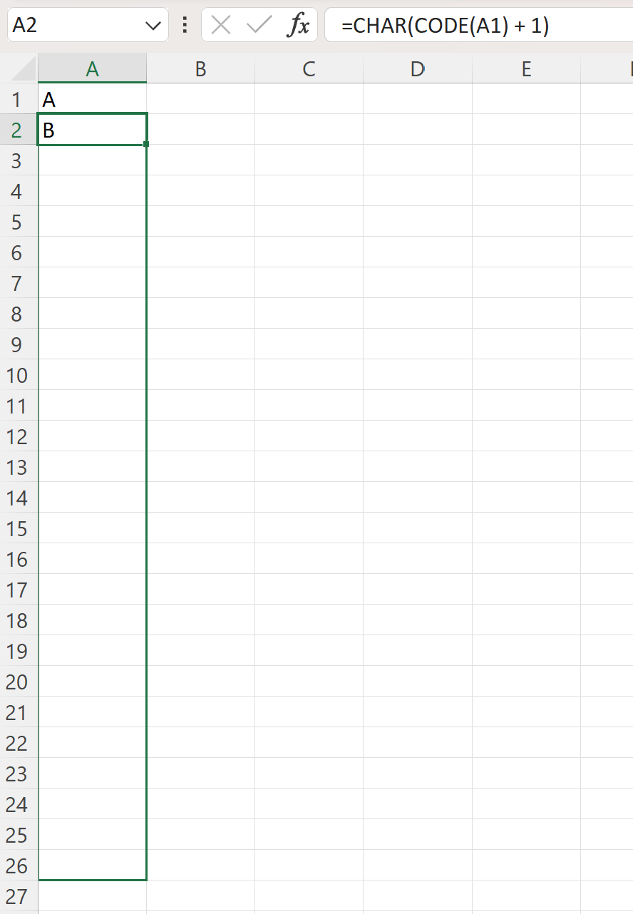 Cómo autocompletar letras del alfabeto en Excel Cómo autocompletar letras del alfabeto en Excel