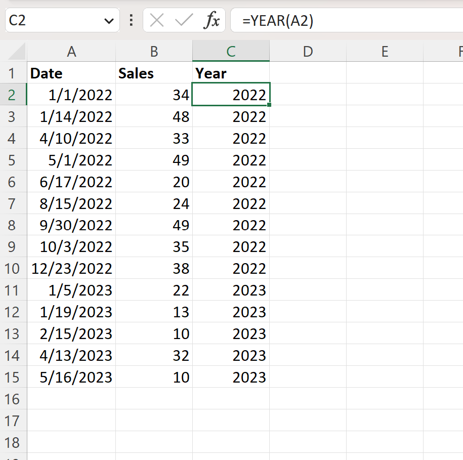 Cómo calcular los valores YTD (año hasta la fecha) en Excel Cómo calcular los valores YTD (año hasta la fecha) en Excel