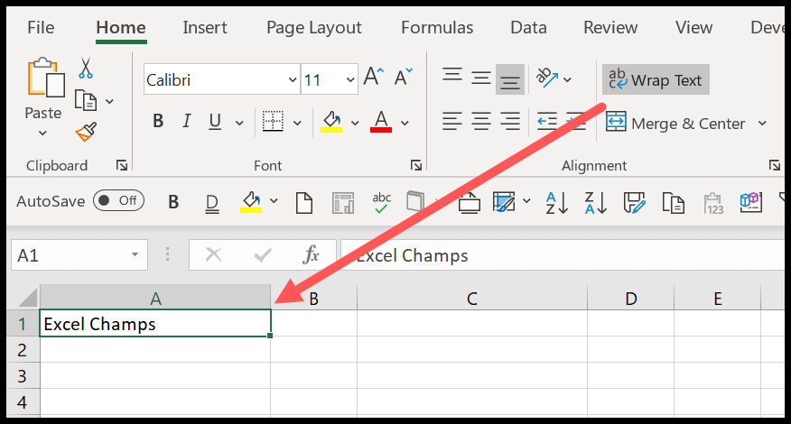 Texto ajustado de VBA (celda, rango y hoja de trabajo completa)