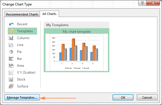 Cómo hacer un cuadro (gráfico) en Excel y guardarlo como plantilla