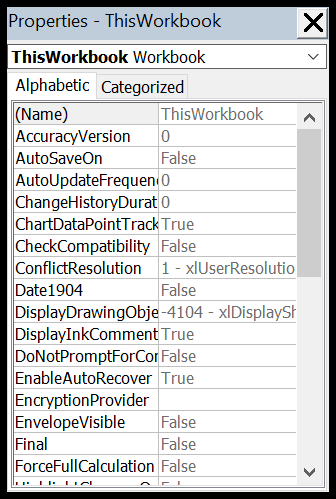 Editor de Excel Visual Basic (VBE) para Windows