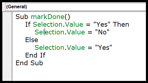 Editor de Excel Visual Basic (VBE) para Windows