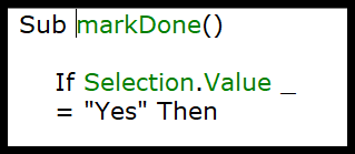 Editor de Excel Visual Basic (VBE) para Windows