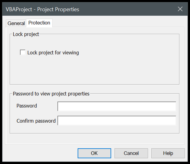 Editor de Excel Visual Basic (VBE) para Windows