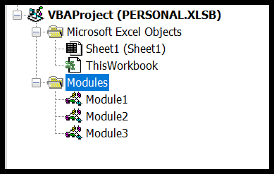 Editor de Excel Visual Basic (VBE) para Windows