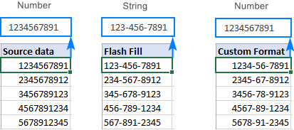 Cómo utilizar Flash Fill en Excel con ejemplos