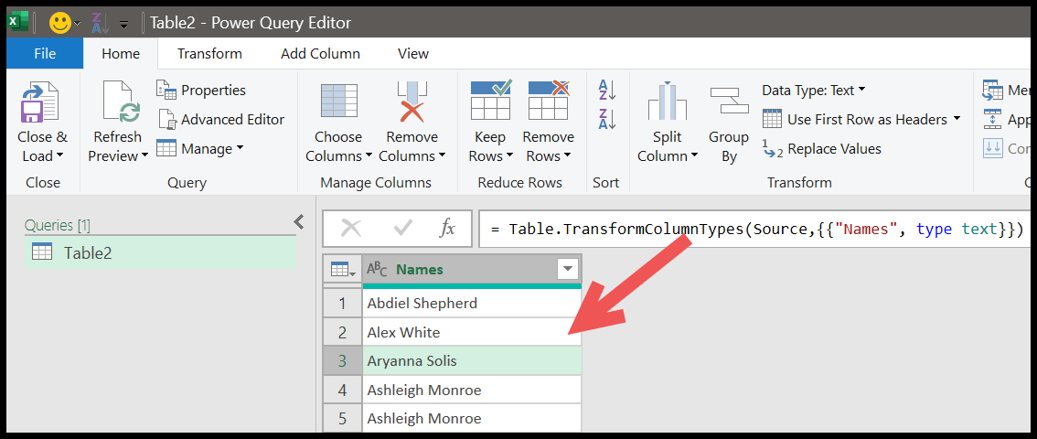 Eliminar duplicados usando Power Query de datos en Excel Eliminar duplicados usando Power Query de datos en Excel