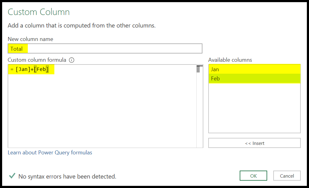 Uso de funciones y fórmulas en Power Query (guía)