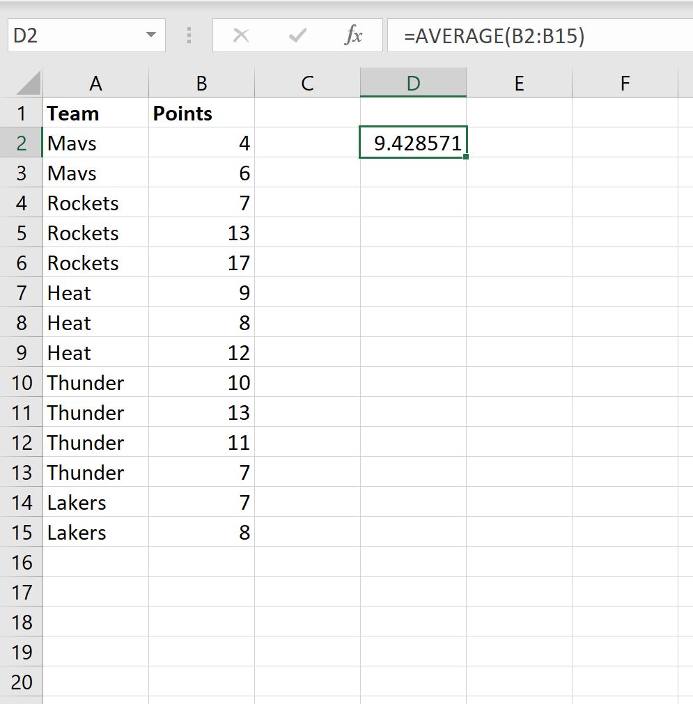 Cómo solucionar el error #NAME en Excel (3 ejemplos)