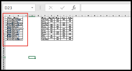 Cómo encontrar un rango de nombres en Excel