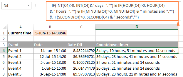 convertir el tiempo a número decimal, horas, minutos o segundos