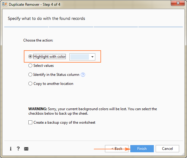 cómo buscar, filtrar, seleccionar y resaltar
