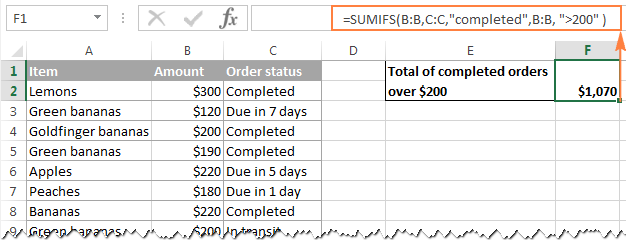 Fórmula SUMA de Excel para totalizar una columna, filas o solo celdas visibles