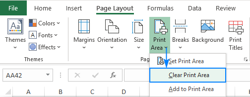 Cómo configurar y cambiar el área de impresión en Excel