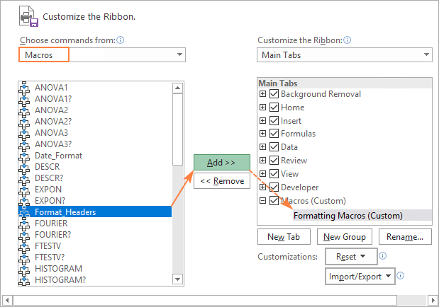 Cómo ejecutar macro en Excel y crear un botón de macro