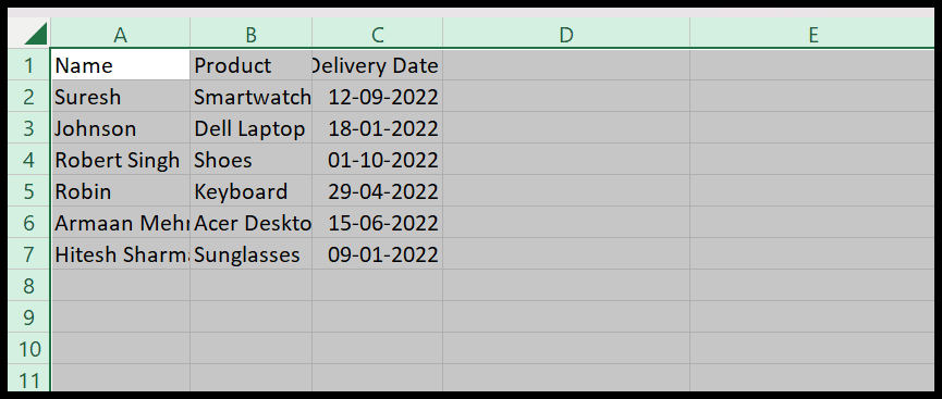 Cómo cambiar el ancho de la columna en Excel