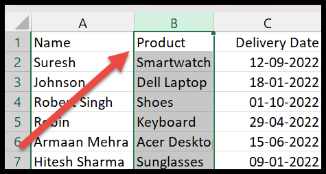 Cómo cambiar el ancho de la columna en Excel