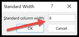 Cómo cambiar el ancho de la columna en Excel