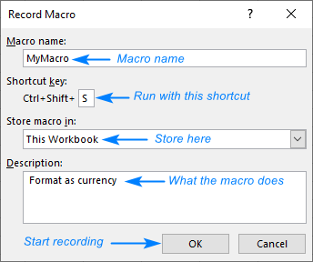 Cómo grabar una macro en Excel