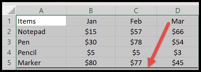 Cómo agregar borde en Excel