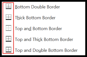 Cómo agregar borde en Excel