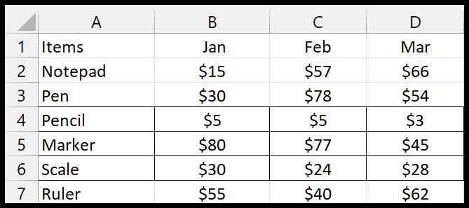 Cómo agregar borde en Excel