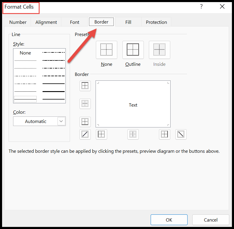 Cómo agregar borde en Excel