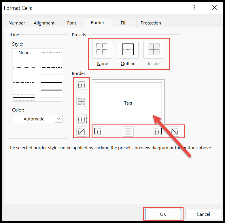 Cómo agregar borde en Excel