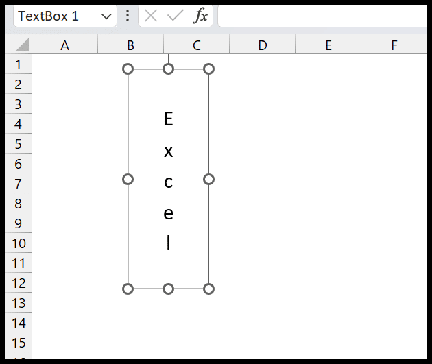 Cómo escribir (escribir) verticalmente en Excel