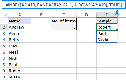 Función RANDARRAY de Excel: forma rápida de generar números aleatorios