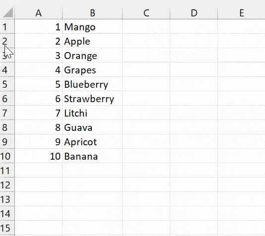 Eliminar una sola fila o varias filas en Excel