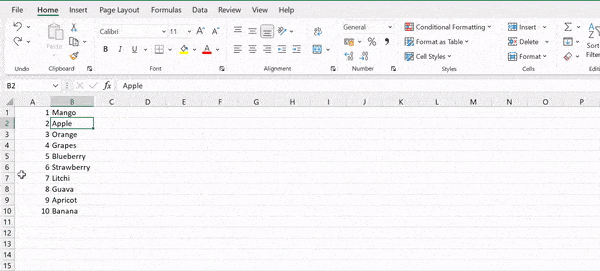 Eliminar una sola fila o varias filas en Excel