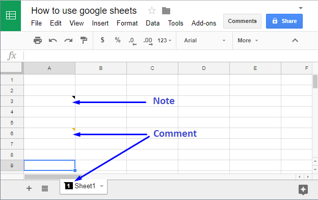 editar, imprimir y descargar los archivos en Google Sheets