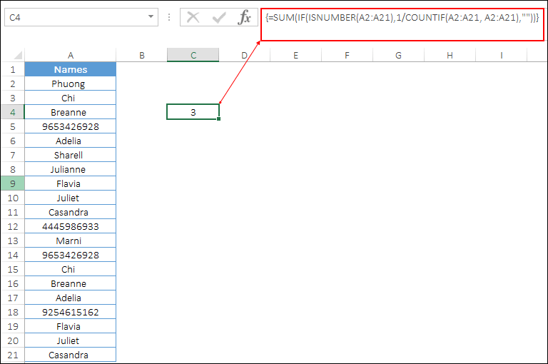 7 formas asombrosas de CONTAR VALORES ÚNICOS en Excel