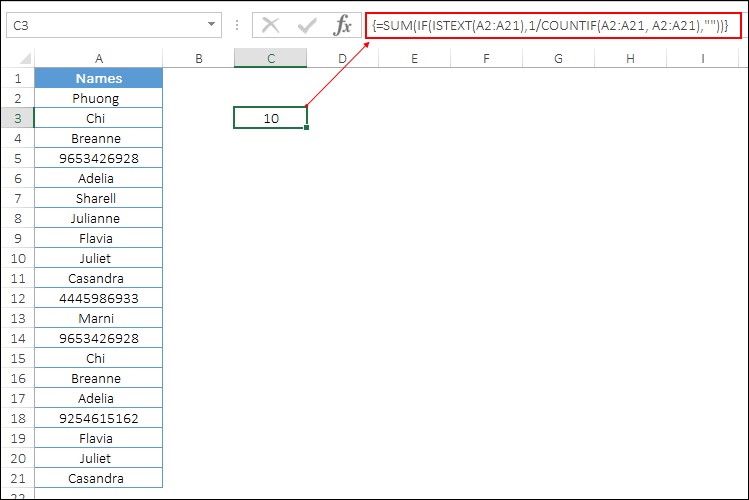 7 formas asombrosas de CONTAR VALORES ÚNICOS en Excel