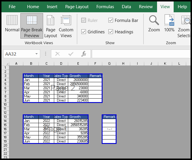 Cómo configurar el área de impresión en Excel (agregar, borrar e ignorar)