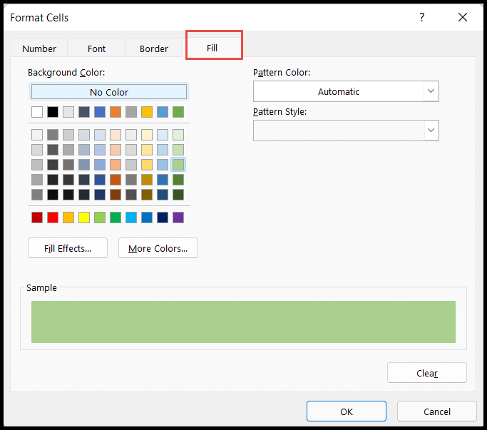 Aplicar color de fondo a una celda o a toda la hoja en Excel Aplicar color de fondo a una celda o a toda la hoja en Excel