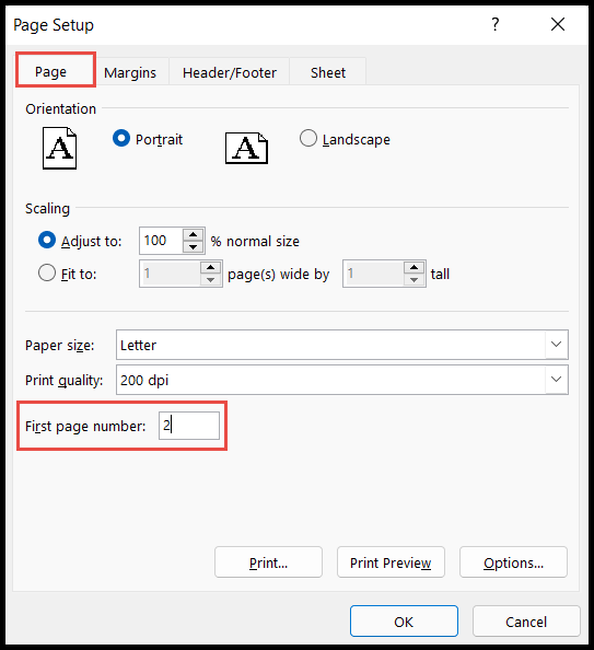 Cómo agregar un número de página en Excel