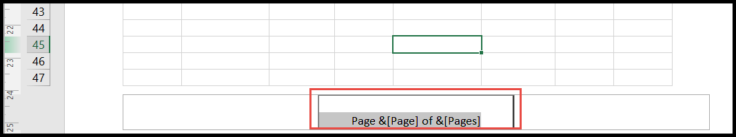 Cómo agregar un número de página en Excel