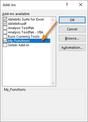 Cómo usar y almacenar funciones personalizadas en Excel Cómo usar y almacenar funciones personalizadas en Excel