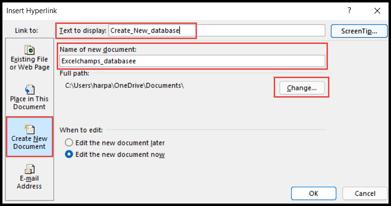 Cómo agregar o eliminar hipervínculos en Excel