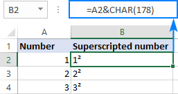 Cómo superíndice y subíndice en Excel (texto y números)