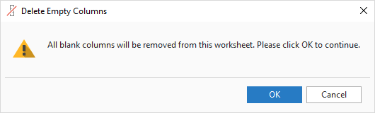 Cómo eliminar columnas en blanco en Excel