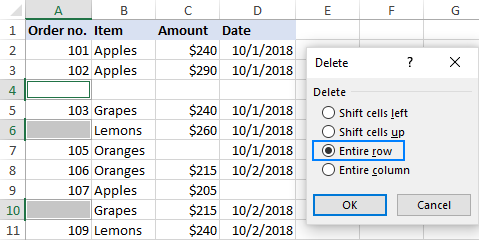 Cómo eliminar filas en blanco en Excel con VBA, fórmulas y Power Query