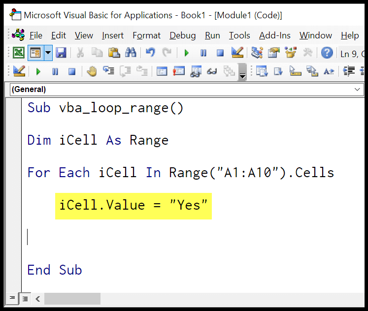 Recorre un rango usando VBA (columnas, filas y rango usado)
