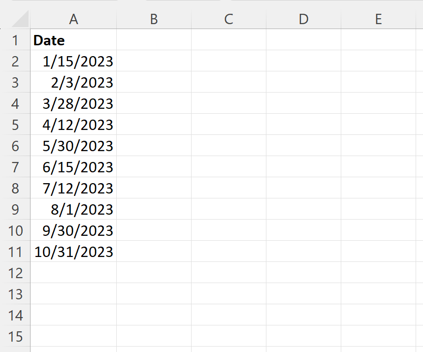 Excel: cómo dividir la fecha en día, mes y año