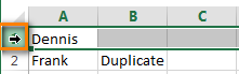 Compara dos columnas y elimina duplicados en Excel